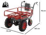 Brouette électrique à batterie Geotech CAR 300T-T PLUS – Batterie de 40V et 6 Ah – Image 10