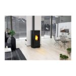 Poêle à granulés étanche (sortie dessus concentrique) – MEO 6 kw